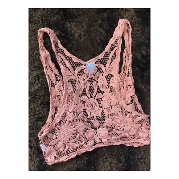 2/$10 Crochet cover up summertime bohemian crop - Picture 2 of 6